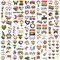200+ Pcs Pride Temporary Tattoos - 20 Sheets of Rainbow Flag, Butterfly & Heart Decals - Waterproof LGBT Gay Pride Tattoos for Women & Men - Celebration Accessories for Equality Parades & Festivals